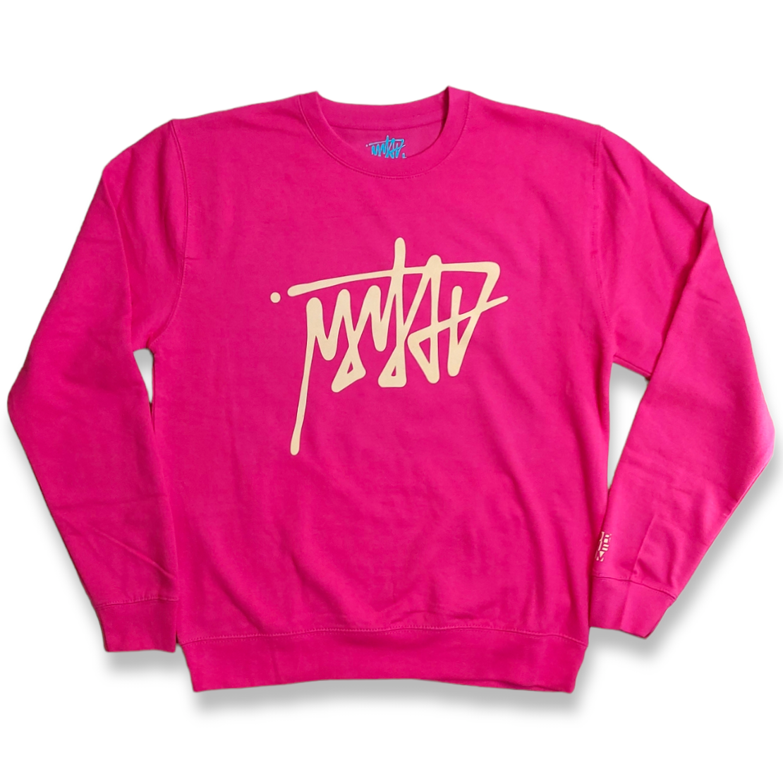 Signature logo Sweater, Hot Pink